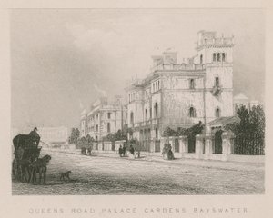 Queens Road Palace Gardens, Bayswater, Londen door English School