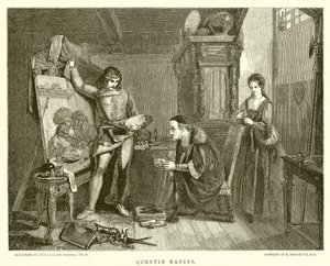 Quentin Matsys door English School