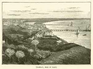 Ramsay, eiland Man (gravure) door English School