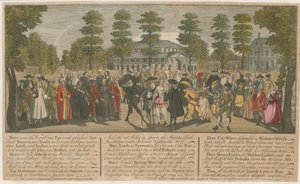 Ranelagh Gardens. Maskerade voor de Venetiaanse ambassadeur, 1749