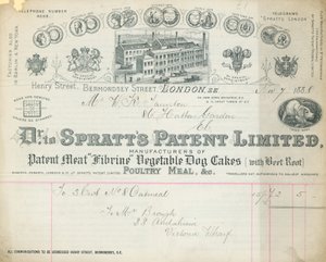 Ontvangstbewijs voor Dr Spratts Patent Limited