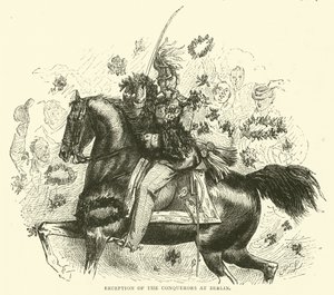 Ontvangst van de veroveraars in Berlijn, april 1871 door English School