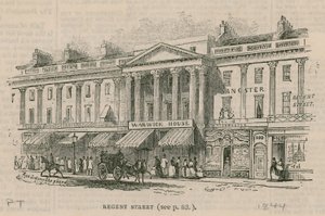 Regent Street, Londen, westzijde door English School