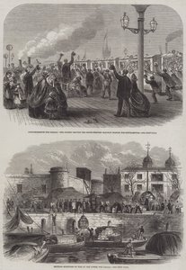 Versterkingen voor Canada (gravure)