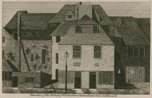Restanten van het paleis van de bisschop van Winchester