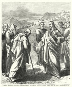 Geef dan aan Caesar wat van Caesar is, en aan God wat van God is, Matteüs XXII, 21 door English School