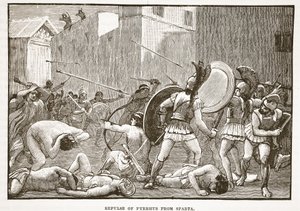 Terugslag van Pyrrhus uit Sparta door English School