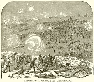 Afwijzing van een aanval bij Gettysburg