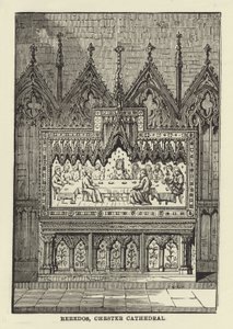 Reredos, Chester Kathedraal door English School