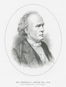 Rev Ebenezer E Jenkins (litho) door English School