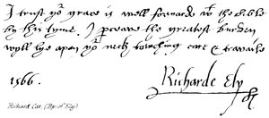 Richard Cox (Bisschop van Ely) door English School
