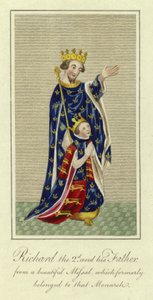 Richard II en zijn vader door English School