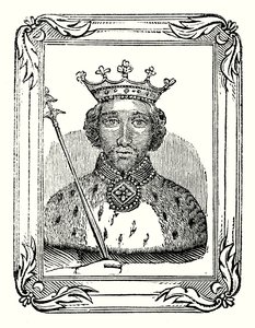 Richard II werd geboren in 1366, gekroond in 1377, en vermoord in 1399 door English School