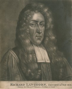 Richard Langhorn, geëxecuteerd op 14 juli 1679