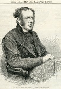 Rechts Eerw. Dr. Pelham, Bisschop van Norwich uit The Illustrated London News 14 oktober 1865