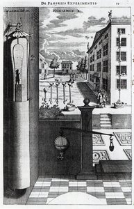 Robert Boyles ontwerpen en ideeën voor de vacuümpomp gepubliceerd in 1669