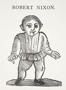 Robert Nixon, illustratie uit Chap-books van de Achttiende Eeuw door John Ashton, uitgegeven 1882 door English School