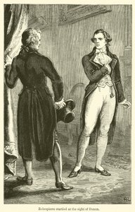 Robespierre geschrokken bij het zien van Denon door English School