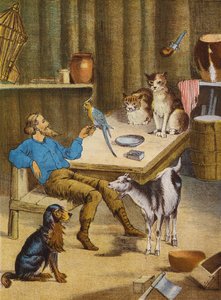 Robinson Crusoe door English School