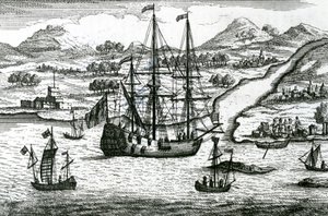Robinson Crusoe ontsnapt uit Cambodja en komt een haven binnen in het noordelijke deel van China