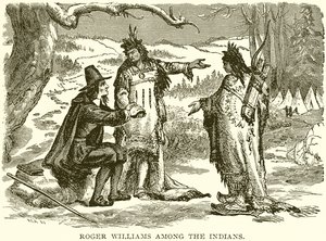 Roger Williams onder de Indianen door English School