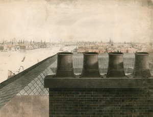 Uitzicht vanaf het dak van Londen en de Theems