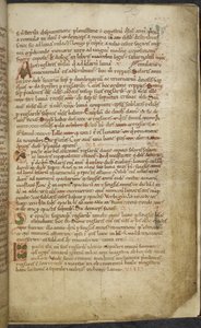 Initialen en marginale tekeningen, Computus, Helperic van Auxerre door English School