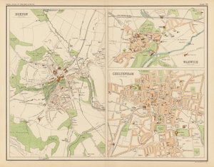 Koninklijke Atlas, ca. 1900: Buxton; Warwick; Cheltenham door English School