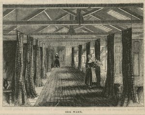 Royal Free Hospital, Londen: Ziekenzaal door English School