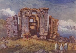 Ruïnes van de Martand Zonnetempel, Kashmir