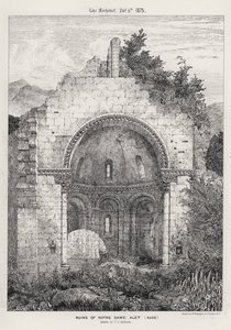 Ruïnes van Notre Dame Alet, Aude door English School