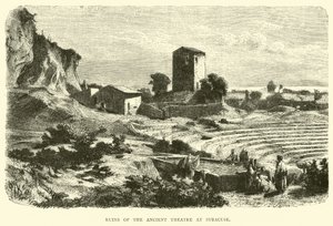 Ruïnes van het Oude Theater in Syracuse