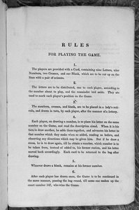 Regels voor het Spelen van het Spel van de Sterrenbanier of Emigranten naar de Verenigde Staten door English School