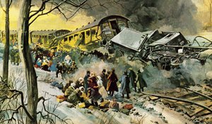 Russische treinramp