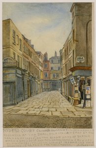 Ryders Court en de hoek van Lisle Street, Londen door English School