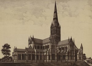 Kathedraal van Salisbury, vanuit het noordoosten
