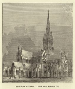 Salisbury Kathedraal vanuit het noordoosten door English School