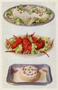 Zalm Mayonaise; Kreeftensalade; Vissoufflé
