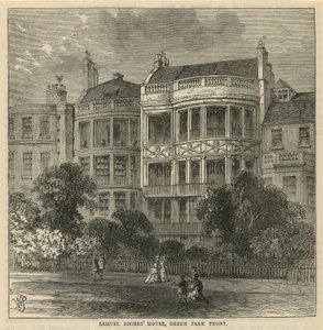 Samuel Rogers Huis, Green Park voorkant