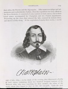 Samuel de Champlain, illustratie uit Deel IV van 