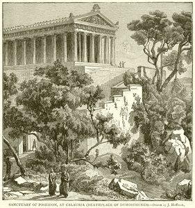 Heiligdom van Poseidon, in Calauria (Sterfplaats van Demosthenes) door English School