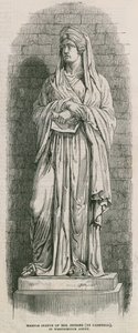Sarah Siddons monument in Westminster Abbey door English School