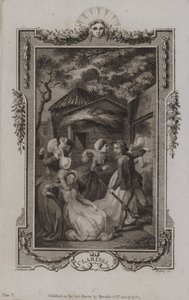 Scène uit Clarissa, door Samuel Richardson