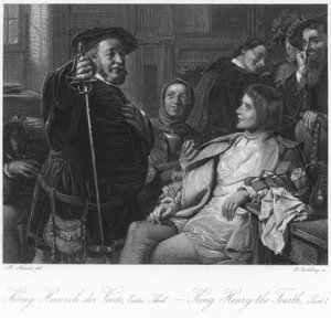 Scène uit Hendrik IV Deel I