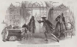 Scène uit Sir Edward Bulwer Lytton
