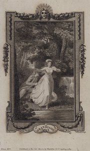 Scène uit De geschiedenis van Sir Charles Grandison, door Samuel Richardson door English School
