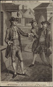 Scène uit The Recruiting Officer