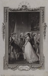 Scène uit De deugdzame wees, door Mary Collyer door English School