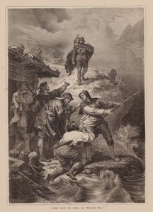 Scène uit de opera van "William Tell" (gravure) door English School
