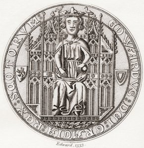 Zegel van Edward Balliol, c. 1283-1367.